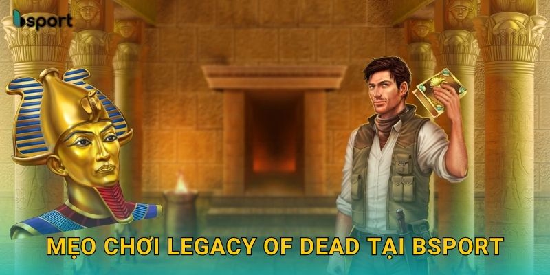 Legacy of Dead – Bí ẩn Ai Cập cổ đại tại Bsport 3 Mẹo chơi Legacy of Dead tại Bsport